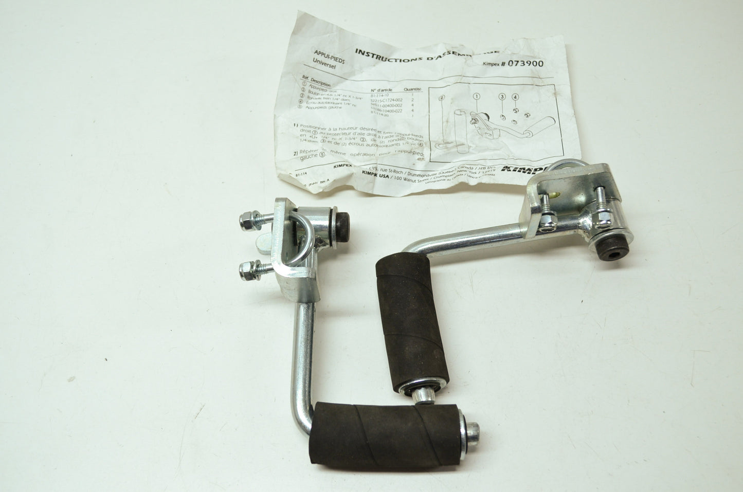 NEW Kimpex Universal ATV Footrest Kit 073900 NOS