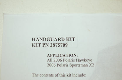 OEM Polaris 2875709-177 Black Handguard NOS