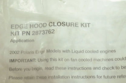 NEW OEM Polaris Hood Vent Kit Silver Edge 2873762-244 NOS