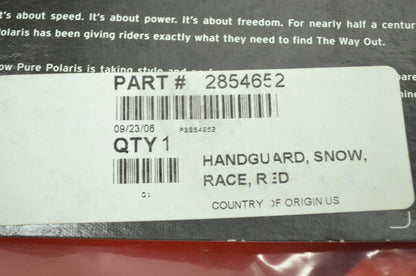 NEW OEM Polaris Red Handguard Kit 600RR 2854652 NOS