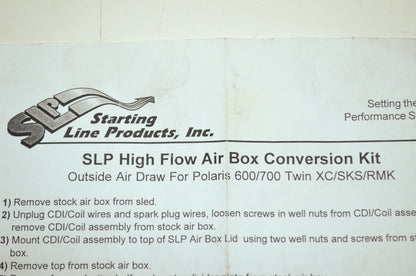 NEW SLP High Flow Air Box Conversion Kit 14-170 NOS