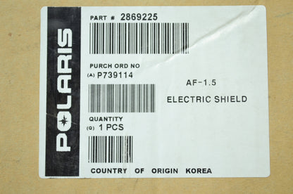NEW OEM Polaris Electric Helmet Shield AF 1.5 2869225 NOS