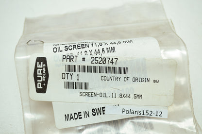OEM Polaris 2520747 Oil Screen 11.8x44.5mm NOS