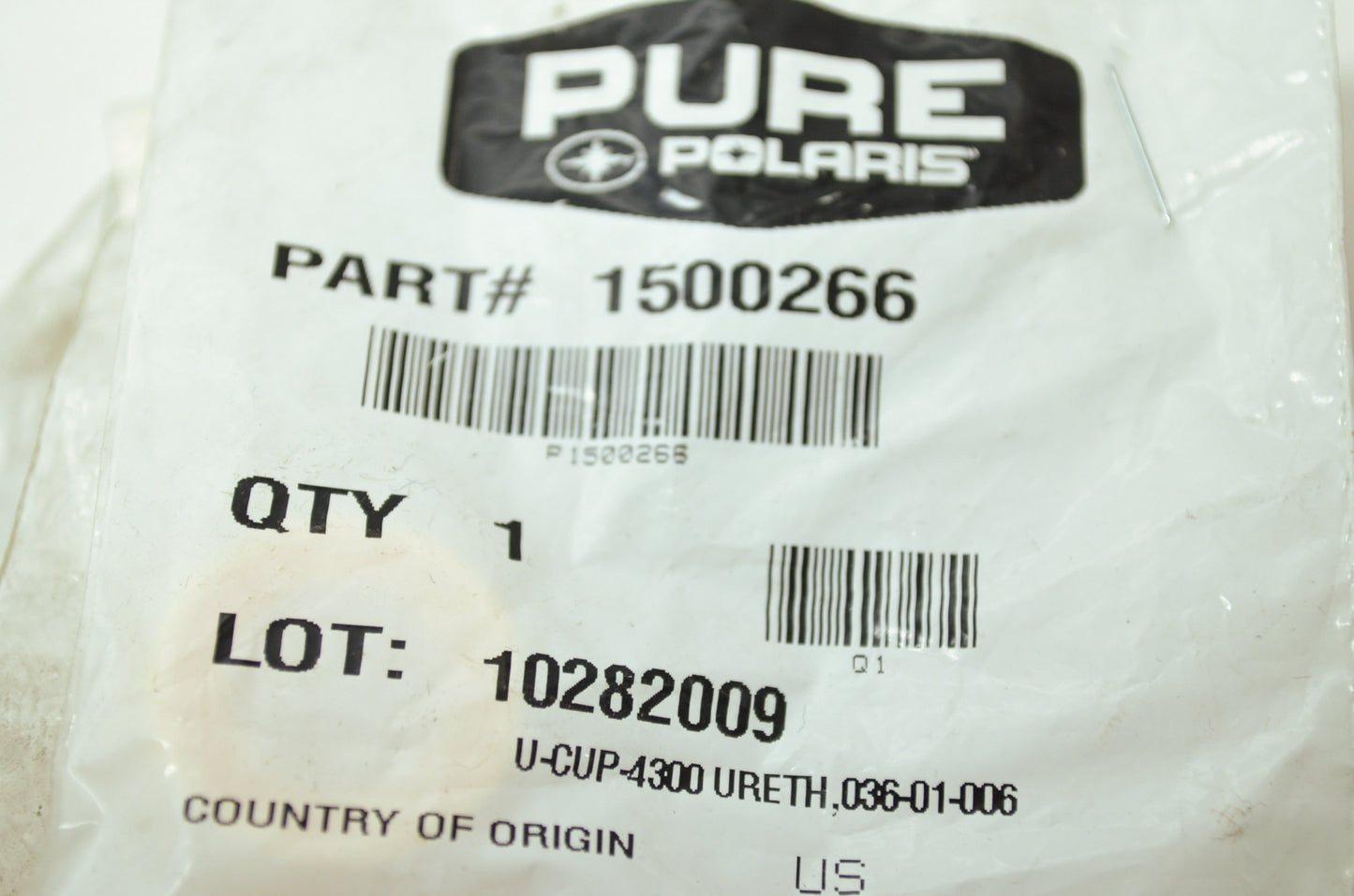 OEM Polaris 1500266 Shock Seal U-Cup XCR SP Predator 500 Scrambler XC NOS