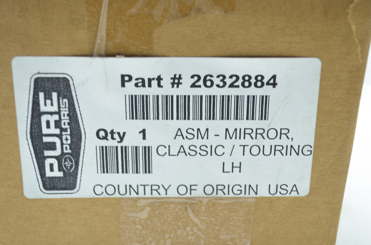 OEM Polaris 2632884 Left Mirror Assembly NOS