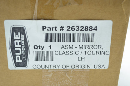 OEM Polaris 2632884 Left Mirror Assembly NOS