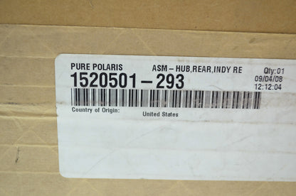 OEM Polaris 1520501-293 Indy Red Rear Hub Assembly NOS