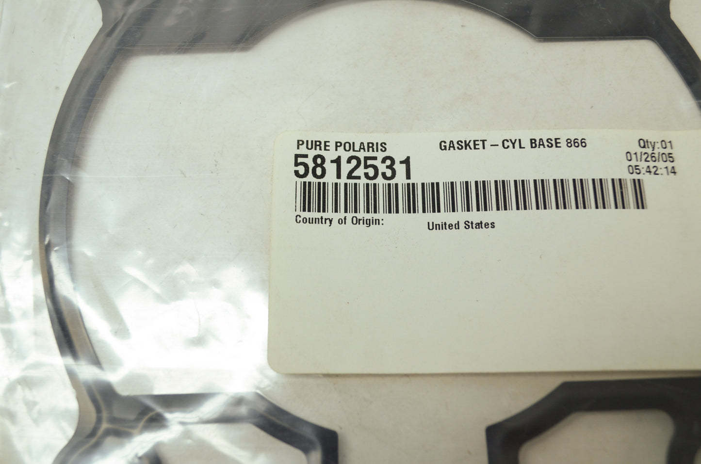 OEM Polaris 5812531 Cylinder Base Gasket NOS