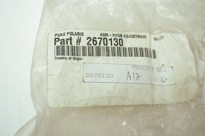 OEM Polaris 2670130 Backrest Knob Assembly NOS