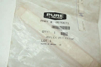 OEM Polaris 2670071 Amber Reflector NOS