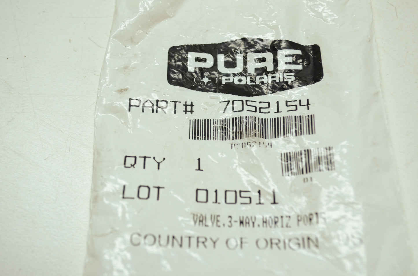 New OEM Polaris 3-Way Valve NOS