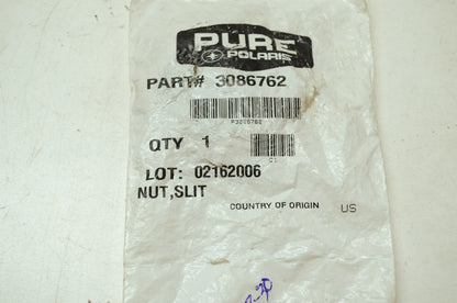 OEM Polaris 3086762 Slit Nut NOS