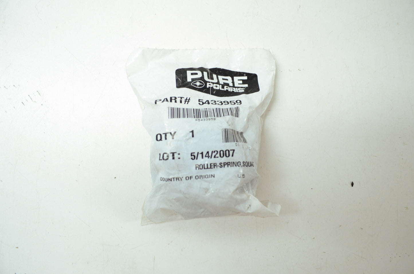New OEM Polaris 5433959 Square Spring Roller NOS