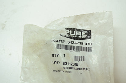OEM Polaris 5434715-070 Black Handlebar Grip NOS