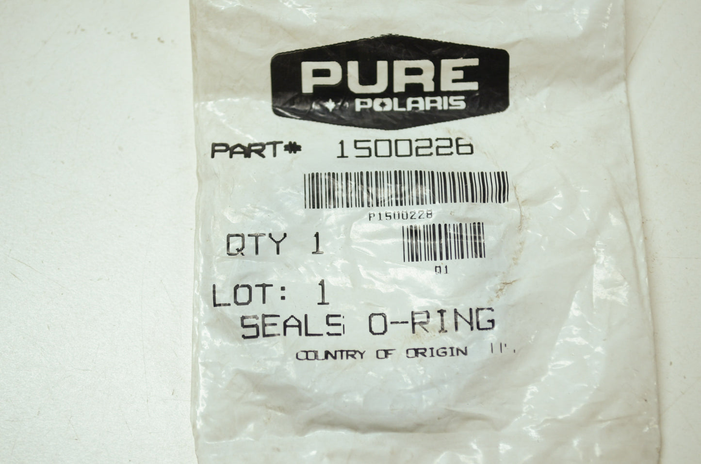 OEM Polaris 1500228 O-Ring Qty 2 NOS
