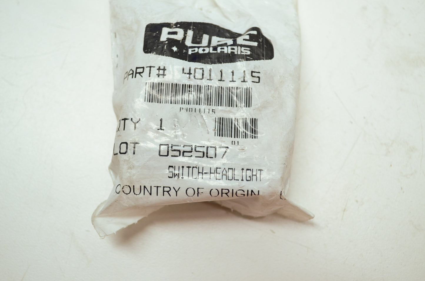 OEM Polaris 4011115 Headlight Switch NOS