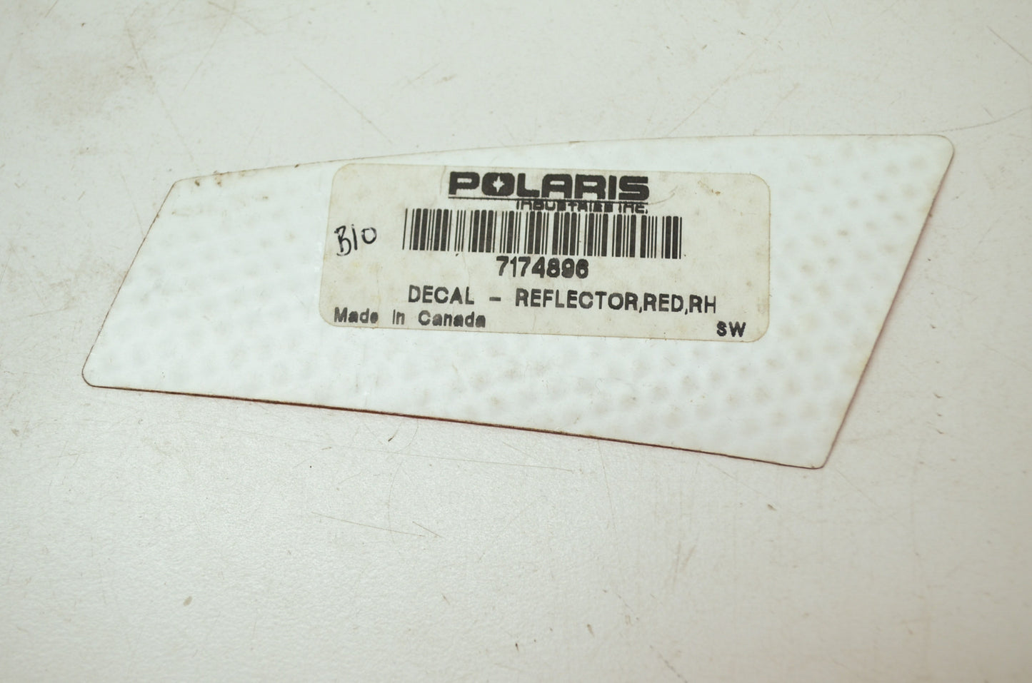 OEM Polaris 7174896 Right Hand Red Decal Reflector NOS
