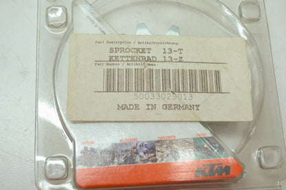 NEW OEM KTM Polaris Sprocket 13T Outlaw 450 525 MXR IRS S 3222180 NOS