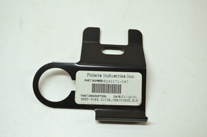 OEM Polaris 5240171-067 Black Rope Guide Bracket NOS