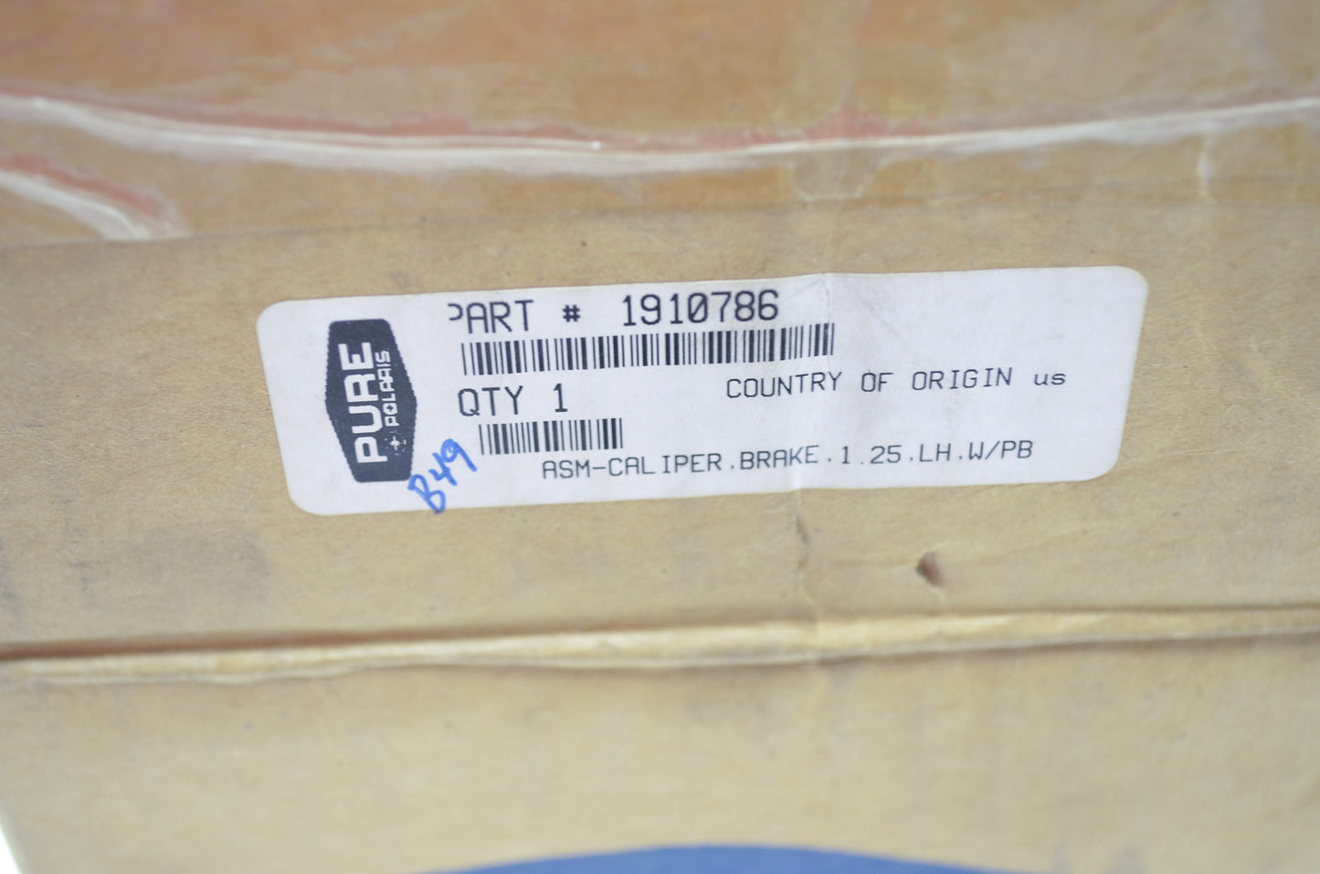 NEW OEM Polaris Brake Caliper 2004 Ranger TM 2x4 4x4 6x6 1910786 NOS