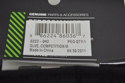 Arctic Cat Men's Cat Paw Interchanger Snowmobile Gloves Green Black Medium M NOS