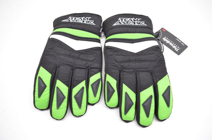 Arctic Cat Men's Cat Paw Interchanger Snowmobile Gloves Green Black Medium M NOS