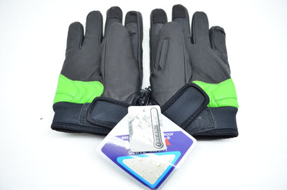 Katahdin Gear Track Leather Gloves Waterproof Hipora Liner Green Short Medium M