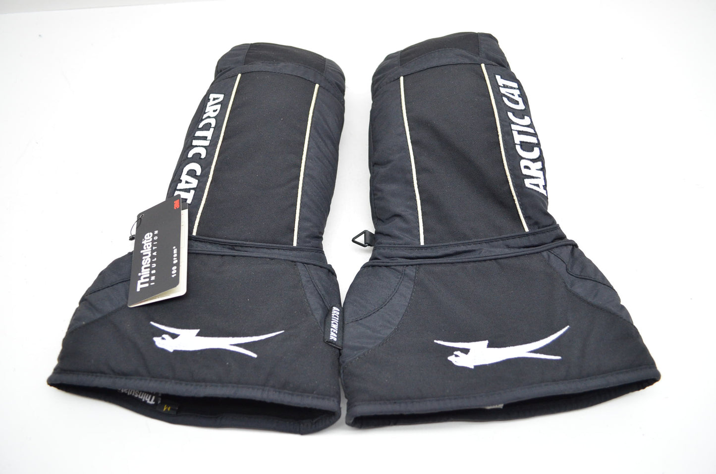 Arctic Cat Men's Interchangable Snowmobile Black Gloves Medium M Mittens NOS
