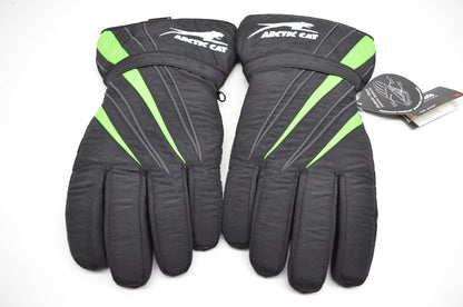 Arctic Cat Men's A-Tex Waterproof Snowmobile Gloves Green Black Large L NOS