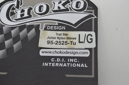 Choko Trail Star Junior Gloves Blue Large L NOS