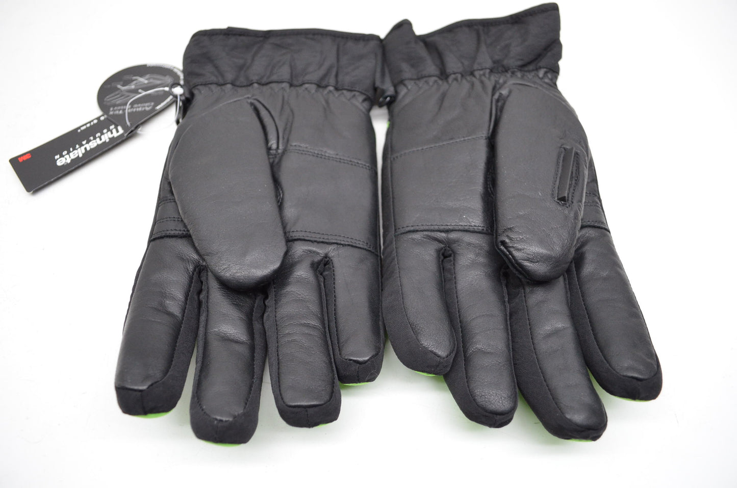 Arctic Cat Men's Competition Snowmobile Gloves Green Black Large L NOS
