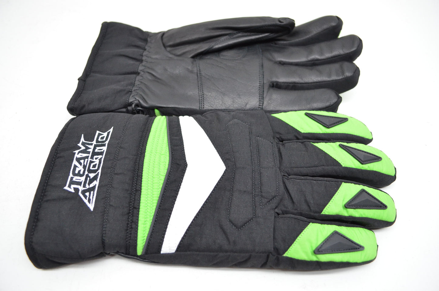 Arctic Cat Men's Competition Snowmobile Gloves Green Black Extra Extra Large XXL