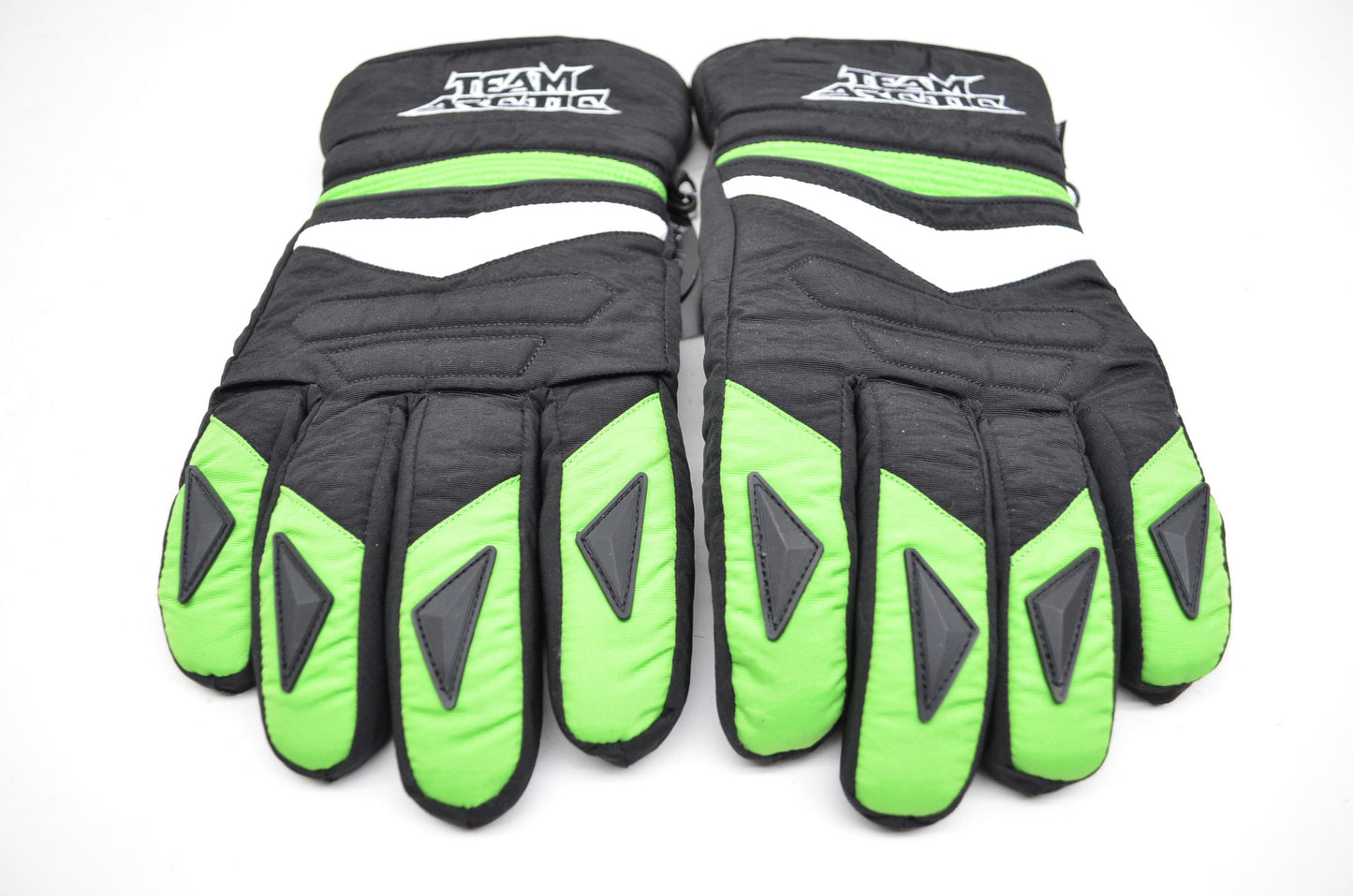 Arctic Cat Men's Competition Snowmobile Gloves Green Black Extra Extra Large XXL