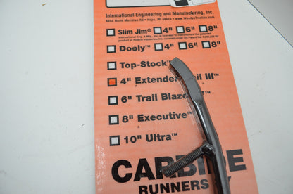 Woodys Extender Trail III Flat-Top Carbide Runners 4 Inch NOS