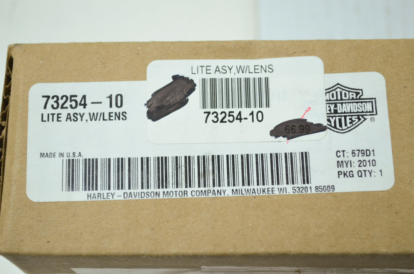 Lite Kit with Lens 10-14 Street Glide NOS
