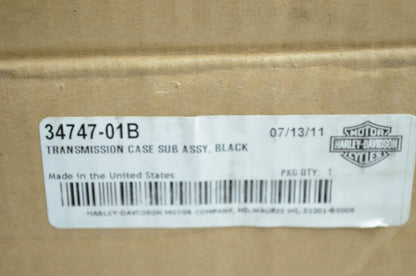 OEM Harley-Davidson 34747-01B Transmission Case Sub Assembly Dyna Super Wide NOS