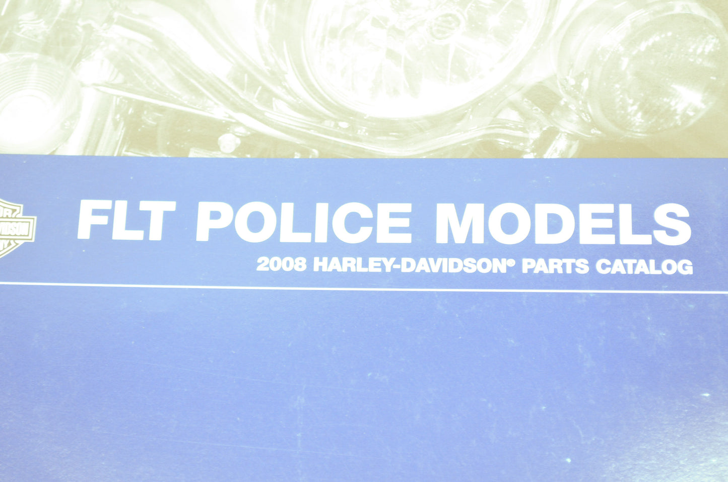 FLT Police Models 2008 Parts Catalog NOS