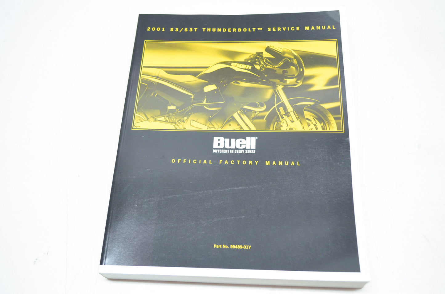 NEW OEM Buell 2001 S3 S3T Thunderbolt Service Manual 99489-01Y NOS