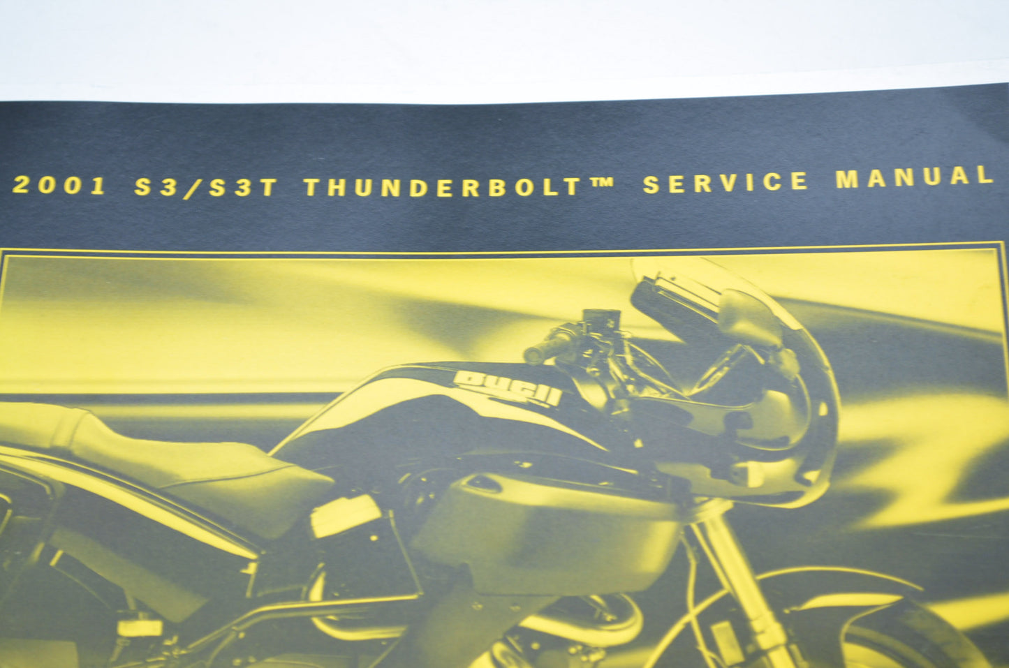 NEW OEM Buell 2001 S3 S3T Thunderbolt Service Manual 99489-01Y NOS