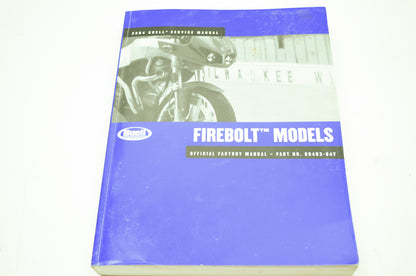 2004 Firebolt Models Official Factory Manual NOS