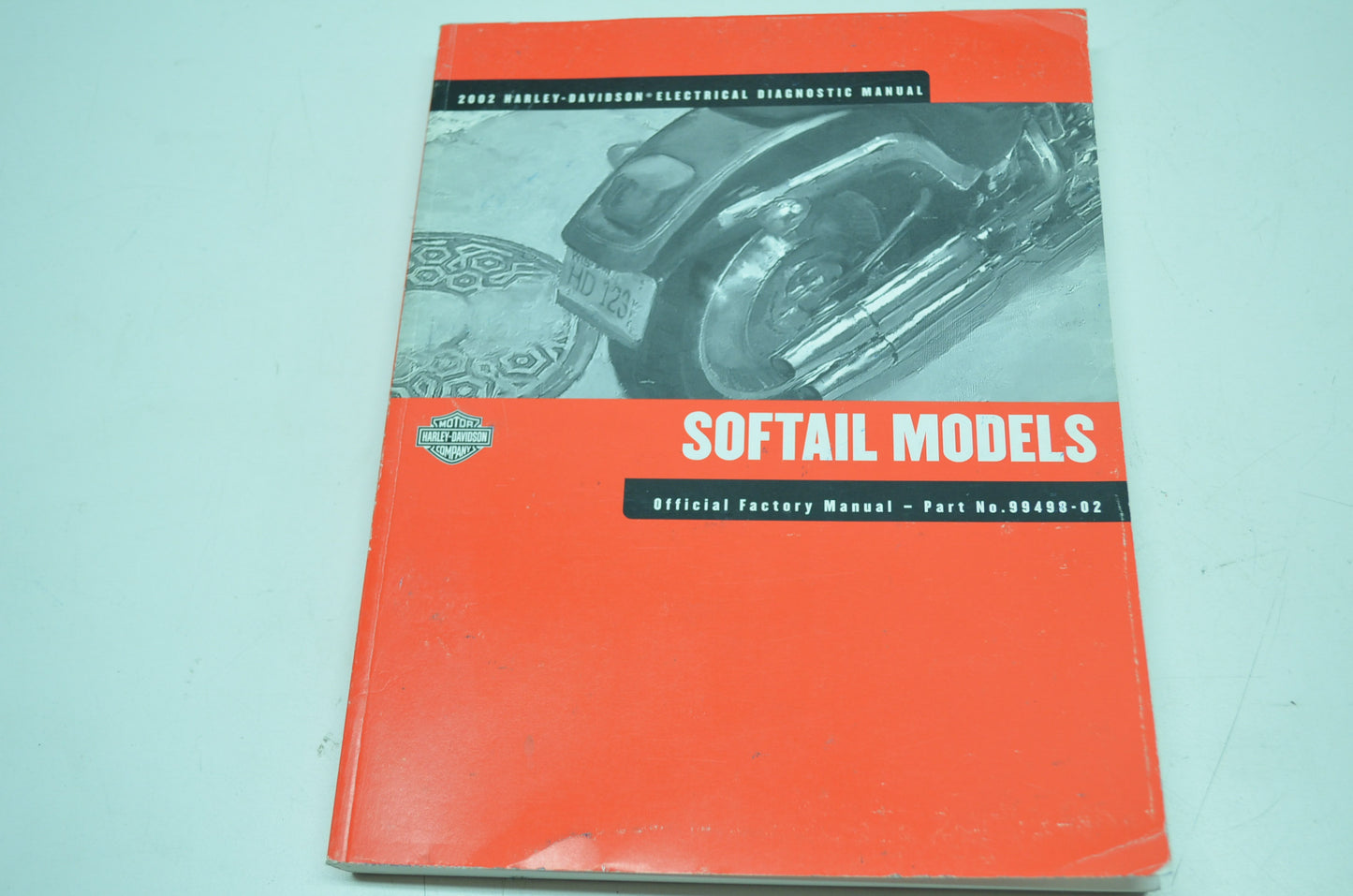 OEM Harley-Davidson 99498-02 Electrical Diagnostic Manual 2002 Softail Model NOS