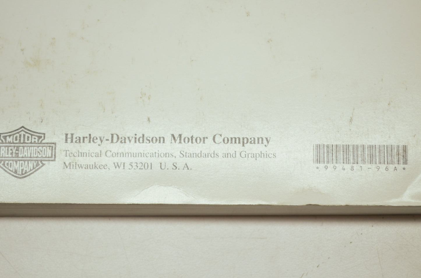 95-96 Dyna Glide Model Service Manual NOS