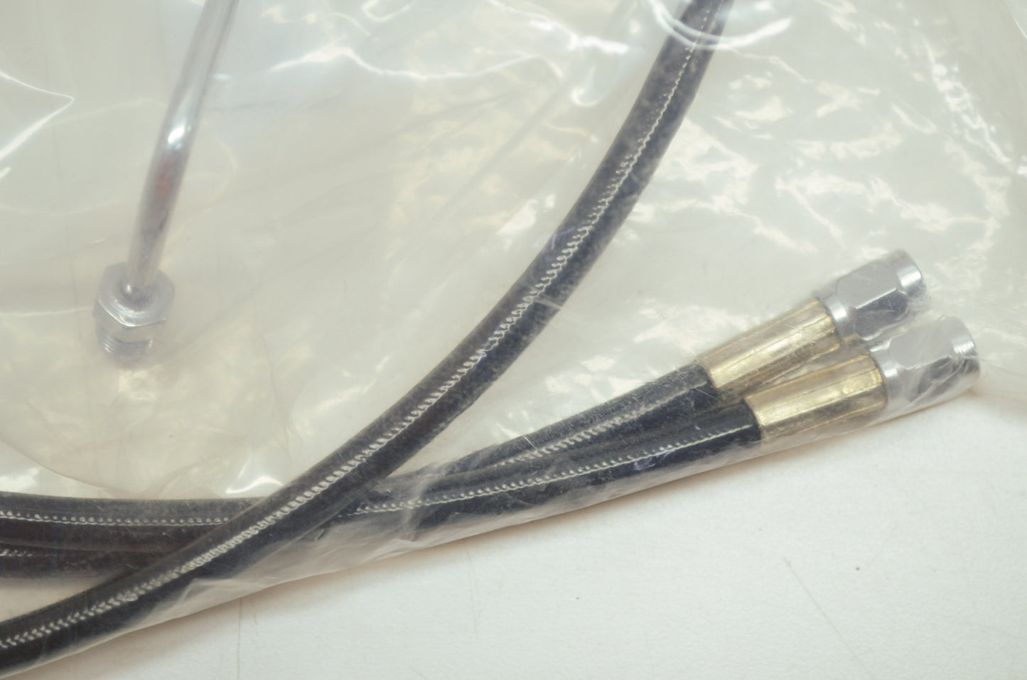 Stainless Front Brake Hose Kit 94-12 Harley Davidson FLHR NOS