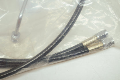 Stainless Front Brake Hose Kit 94-12 Harley Davidson FLHR NOS