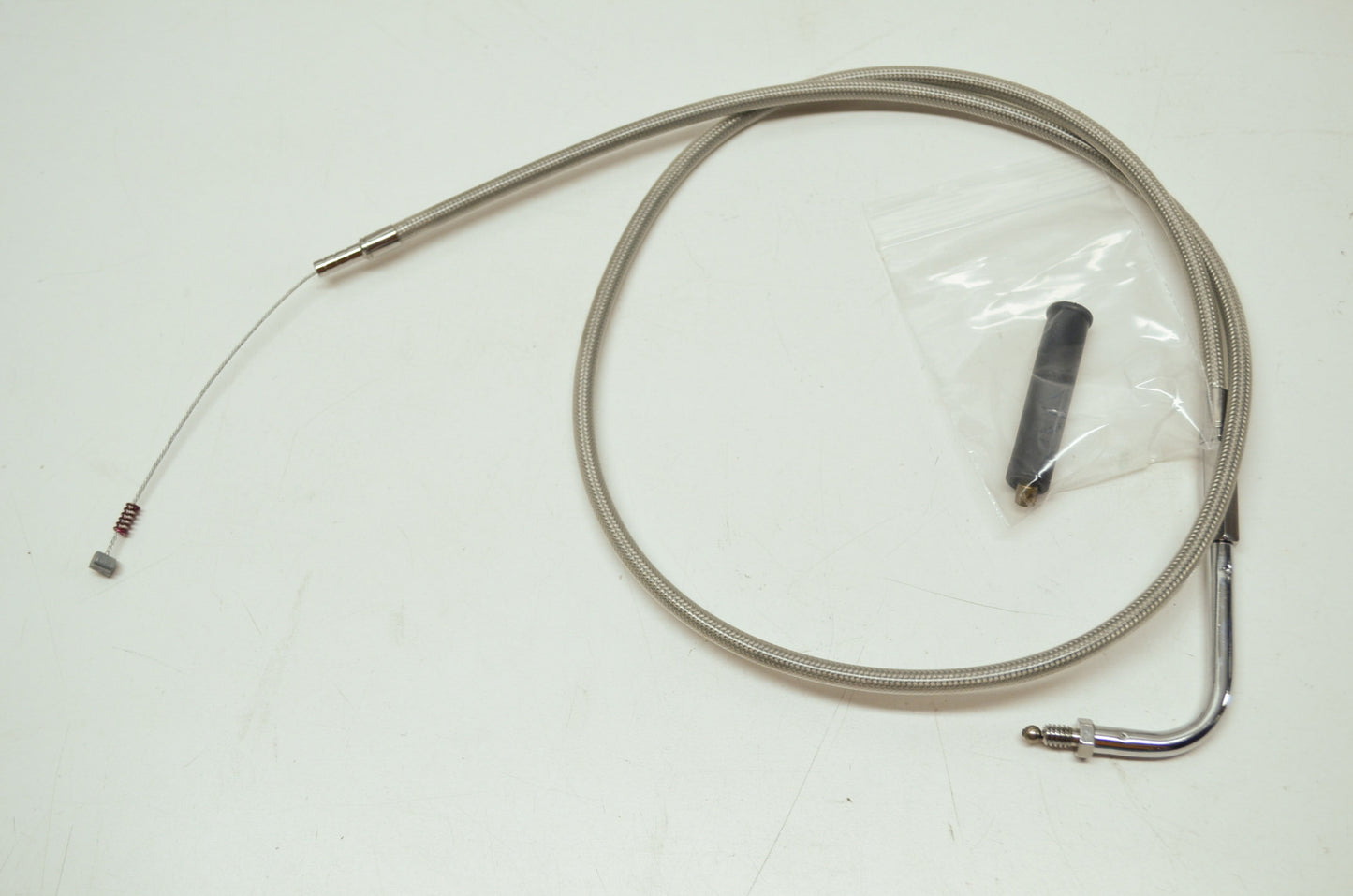 39.5' Stainless Braid Idle Cable 82-95 FX Big Twin NOS