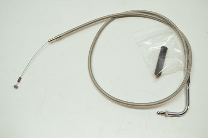 39.5' Stainless Braid Idle Cable 82-95 FX Big Twin NOS