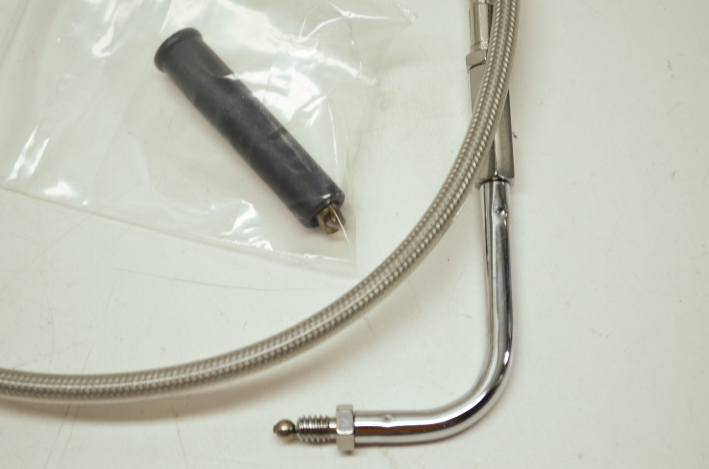 39.5' Stainless Braid Idle Cable 82-95 FX Big Twin NOS
