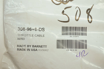 NEW Barnett Throttle Cable +6' 96-03 Harley Sportster XL 1200 883 308-96+6-DS NO