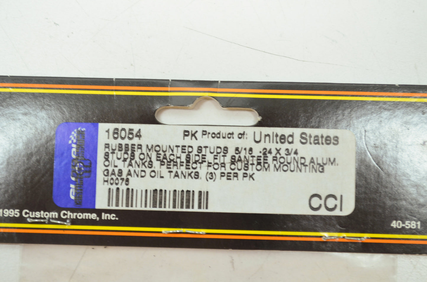 Rubber Mounted Studs for Gas and Oil Tanks Qty 3 NOS