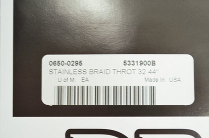 32.5' Braid Throttle Cable Braid Throttle Cable Dyna Super Glide NOS